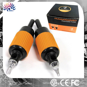 High quality hummingbird tattoo machine grip with tube and tip.